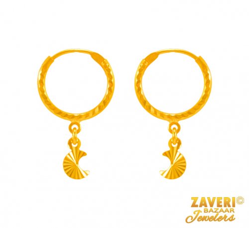22 Kt Gold Hoop Earrings  