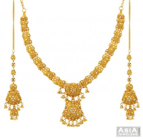 Antique finish Necklace Set 