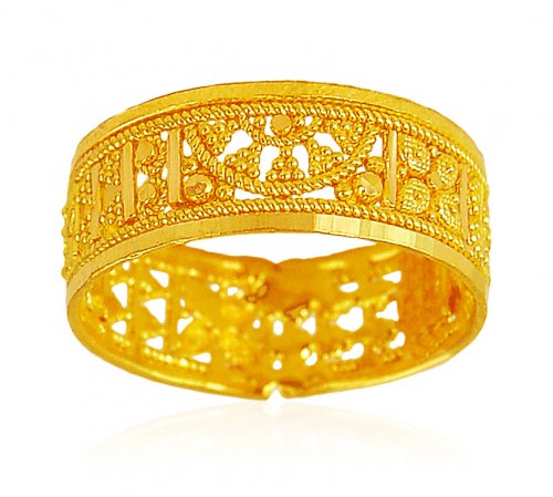 22K Gold Ladies Band 