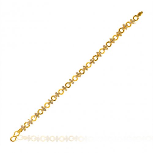 Gold Exclusive Bracelet (CZ) 