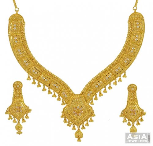 light blue crystal necklace