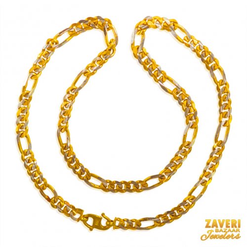 22 Karat Gold Figaro Chain  