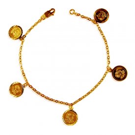 22 Karat Gold Ginni Bracelet  ( 22K Ladies Bracelets )
