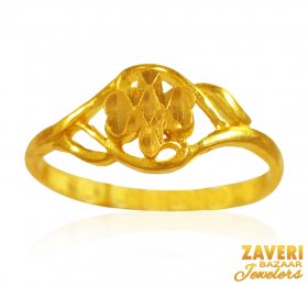 22kt Gold Ladies Fancy Ring ( 22K Gold Rings )
