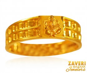 22 Kt Gold Ring For Mens ( Men`s Rings )