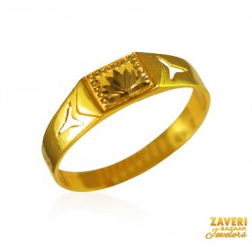 22kt Gold Mens Ring ( Men`s Rings )