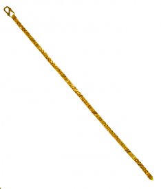 22k Gold Light Weight Bracelet ( 22K Mens Bracelets )