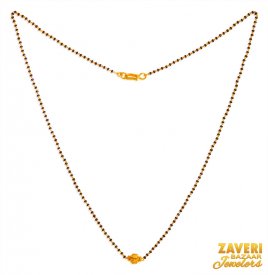 22KT Gold Beads Mangalsutra Chain ( Gold Mangalsutras )