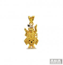 22K Gold Krishna Pendant ( Ganesh, Laxmi, Krishna and more )