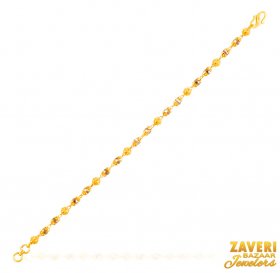 22Kt Fancy Gold Bracelet ( 22K Ladies Bracelets )