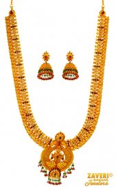 22 kt Traditional Temple Set