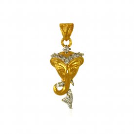 Lord Ganesh 22Kt Gold Pendant ( Ganesh, Laxmi, Krishna and more )