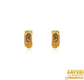 22 Karat Gold Earrings ( Gold Clipon Earrings )