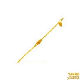 22Kt Gold Fancy Baby Bracelet (1Pc)