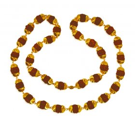 22 kt Gold Rudraksh Mala  ( Mens Gold Chain )