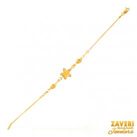 22Kt Gold Fancy Bracelet ( 22K Ladies Bracelets )