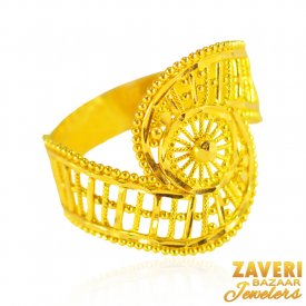 22k Gold Fancy Ring ( 22K Gold Rings )