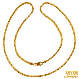 22 Karat Gold Chain (20 Inch) ( Plain Gold Chains )