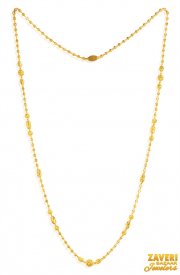 22kt Gold Designer Long Bead Chain ( Long Chains (Ladies) )