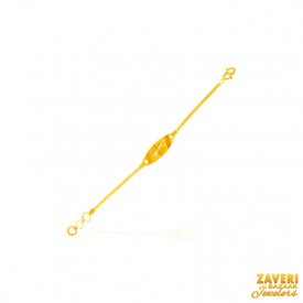 22Kt Gold Fancy Baby Bracelet (1Pc)