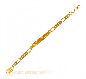 22Kt Gold Kids ID Bracelet  ( Baby Bracelets )