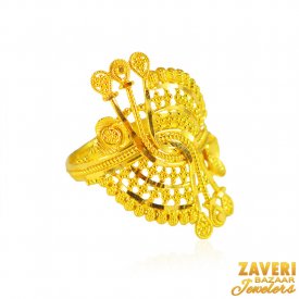 22 Kt Gold Ladies Ring ( 22K Gold Rings )