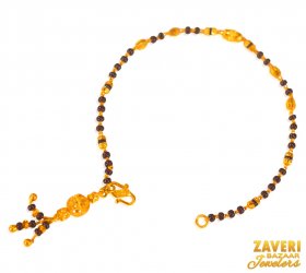 22 Karat Gold Beads Bracelet