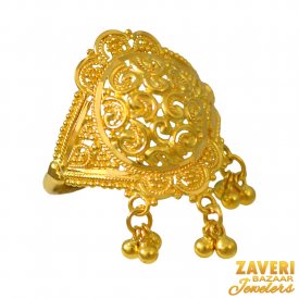 22Kt Gold Designer Ring ( 22K Gold Rings )