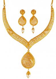 22K Gold Necklace Sets - page 5 - 22K Gold Necklace and Earrings Sets ...