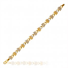 22Kt Gold Fancy Bracelet for Ladies ( 22K Ladies Bracelets )