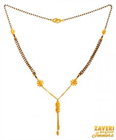 22KT Gold Beads Mangalsutra Chain ( Gold Mangalsutras )