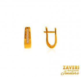 22Kt Gold Clip On Earrings