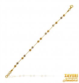 22K Gold Balls Bracelet ( 22K Ladies Bracelets )