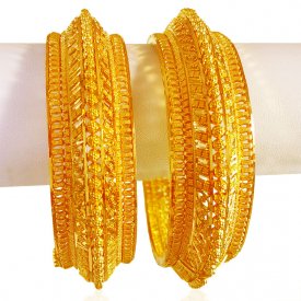 22K Gold Kadas - 22K Gold Wide Kada, Pipe Kada and broad bangles can be ...