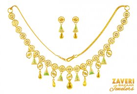 22Karat Gold Necklace Set ( 22K Light Necklace Sets )