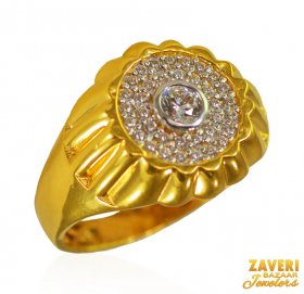 22K Gold Mens Ring ( Men`s Rings )