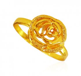 22karat Gold Fancy Ring for Ladies ( 22K Gold Rings )