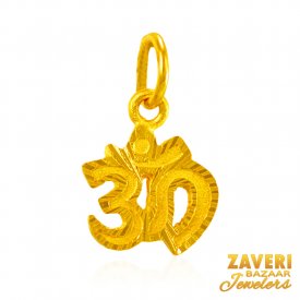 22Kt Gold OM Pendant ( Gold Om Pendants )