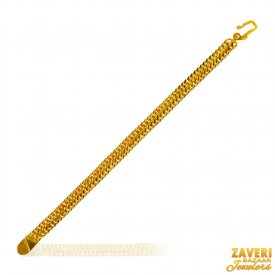 22kt Gold Mens  Bracelet  ( 22K Mens Bracelets )