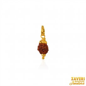 22kt Gold Rudraksh pendant ( Ganesh, Laxmi, Krishna and more )
