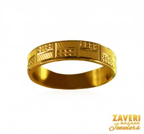 22Kt Gold Band for Ladies ( Gold Wedding Bands )