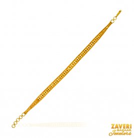 22Kt Gold Fancy Bracelet ( 22K Ladies Bracelets )