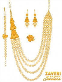 21 Karat Gold Necklace Set ( 22K Necklace Sets (Long) )