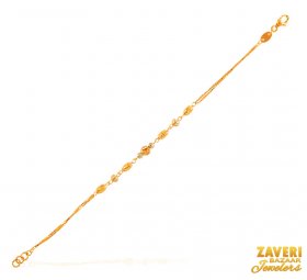18Kt Rose Gold Fancy Bracelet ( 22K Ladies Bracelets )