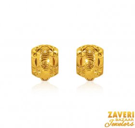 22 Karat Gold Clipon  ( Gold Clipon Earrings )