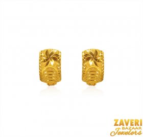 22Kt Gold Clip On Earrings  ( Gold Clipon Earrings )