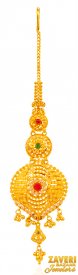 22Kt Gold Fancy Stone Maang Tikka