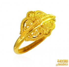 22 kt Gold Ladies Ring  ( 22K Gold Rings )