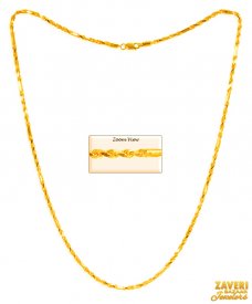 22Kt Gold Rope Chain ( Mens Gold Chain )