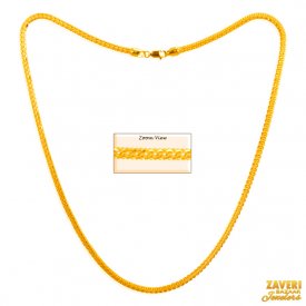 22Kt Gold Fancy Chain for Mens ( Mens Gold Chain )